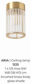 Spot aplicat design modern ARIA alama periata