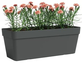 Jardinieră din plastic reciclat cu sistem de auto-irigare 50 cm Capri – Artevasi