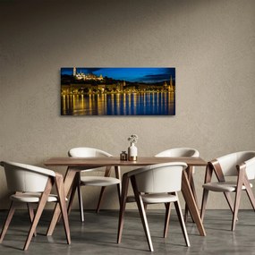 Tablou orașului nocturn (120x50 cm)