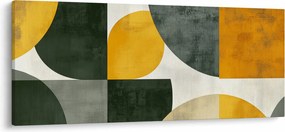 Tablou - Abstracție în culoare de măslin (120x50 cm)