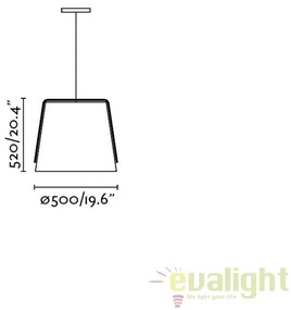 Pendul lemn design deosebit diametru 50cm STOOD 29848