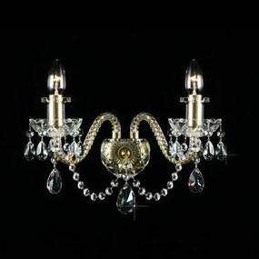 Aplica cristal Bohemia N21 009/02/1-A; GOLD, lip.