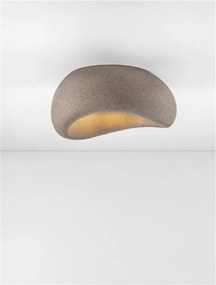 Plafoniera design modern, Stone Brown, AERE, L 50cm