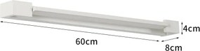 BRILAGI - Aplică de perete LED pentru exterior AQUA LINE LED/18W/230V 60 cm IP44 albă
