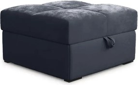 OFERTA Taburet ZENOVA gri inchis cu spatiu de depozitare 65x65 cm II. calitate