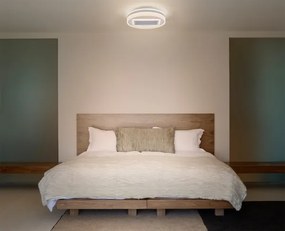 Osram - Plafonieră cu ventilator LED dimmabilă LED/55W/230V alb+telecomandă