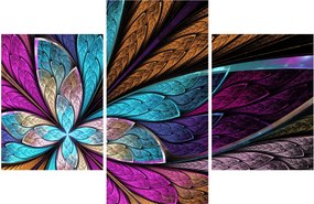 Tablou - Floare, abstracție (90x60 cm)