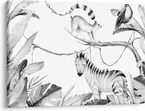 Tablou - Acuarelă Jungla (70x50 cm)