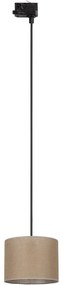 Lustră pe cablu pentru sistem de șină trifazic TRACER 1xE27/15W/230V d. 20 cm negru/maro