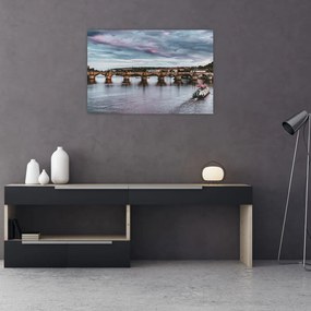 Tablou cu podul lui Carol (90x60 cm)