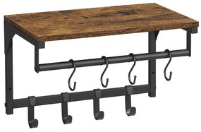 Cuier Cu Polita 40 Cm Hunter Nuc Antichizat