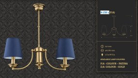 Candelabru 2 brate design clasic realizat manual N