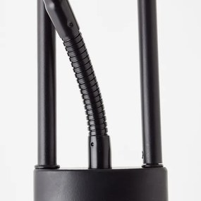 Brilliant - Lampă de podea LED reglabilă FINN 2xLED/13W/230V neagră