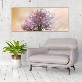 Tablou - Copacul înflorit în deal (120x50 cm)