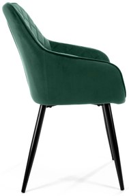 Scaun de masă Sunanda (Verde închis) (2buc). 1069501