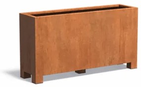 Vas de plante Corten - 150 x 40 x 80 cm