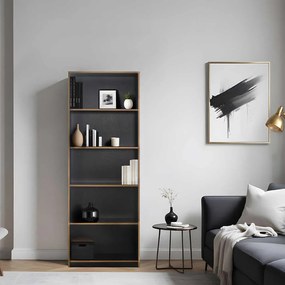Biblioteca Adore Modern, 5 rafturi, 64 x 182 x 26 cm