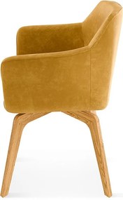 Scaun lemn masiv SCARLET, 62 × 83 × 63 cm