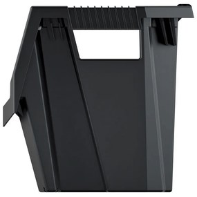 Cutie de depozitare cu blocare 39,6 x 29 x 28 cm, neagra