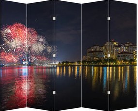 Paravan - artificii in Singapur (210x170 cm)