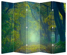 Paravan - Drum dea lungul cu copaci (210x170 cm)