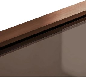 Paravan de baie Rea Elegant cupru periat 70