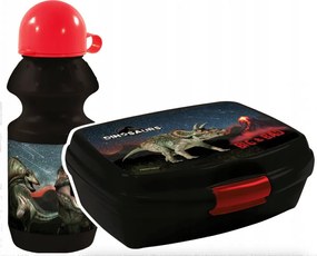 Set școală din 5 piese pentru băieți Dinozauri