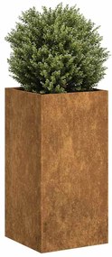 vidaXL Jardinieră Rusty 40x40x80 cm Oțel pentru intemperii