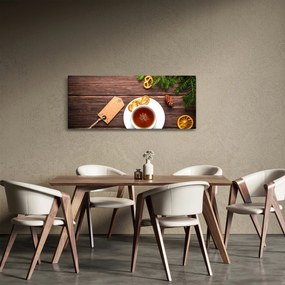 Tablou - ceașca cu decorații (120x50 cm)