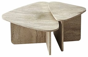 Set de măsuțe de cafea Ballare Travertine, 2buc.