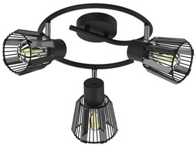 Spot Prezent 27518 PONTEO 3xE27/40W/230V negru