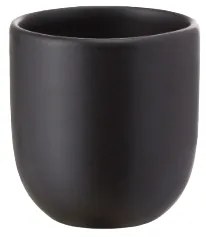 Pahar Mediu Ceramica Novum Vulcano 150ml, Negru Carbon Mat (Espresso, Espresso Lapte)