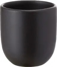 Set 50 Pahare Ceramica Novum Vulcano 150ml, Negru Carbon Mat (Espresso, Espresso Lapte)