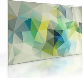 Tablou pe sticlă abstracțiunii geometrice (70x50 cm)