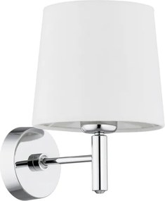 Brilagi - Aplică de perete MONTE 1xE27/60W/230V crem/crom lucios