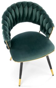 Scaun K551 velvet verde