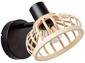 Brilliant - Lampă de perete NORAH 1xE14/28W/230V bambus