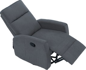 Fotoliu rotativ de relaxare, gri, MEKENZI