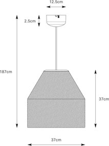 Markslöjd 108956 - Lustră suspendată pe cablu AIKO 1xE27/60W/230V in/negru
