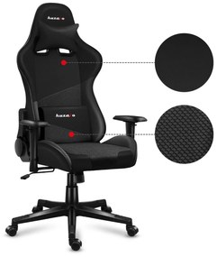 Fotoliu gaming Fusion 6.2 (negru + carbon). 1087483