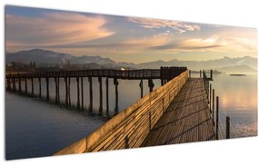 Tablou - e malul lacului Obersee (120x50 cm)