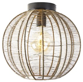 Plafonieră industrială bronz cu negru - Dong