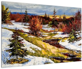 Tablou - Sosirea primăverii (90x60 cm)