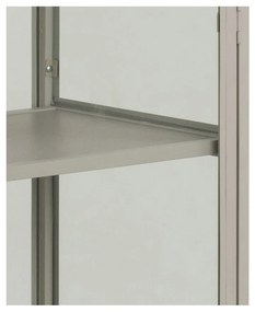 Vitrină gri 77x186x35 cm Seaford – Actona