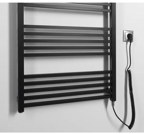 Sapho - Uscător electric pentru prosoape METRO-E 800W/230V 60x162 cm negru mat