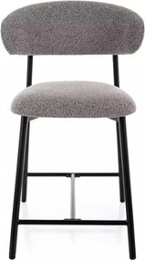 Scaun de bar Elton H-2 Noelle gri 232 / negru mat
