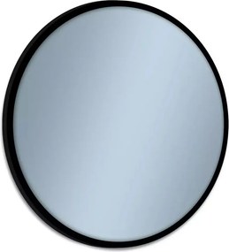 Oglinda de baie Venti Rund 48 cm negru