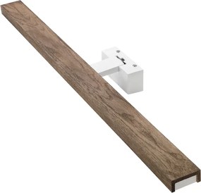 Brilagi-LED Iluminare pentru oglindă de baie WOODY MIRROR 3în1 LED/15W/230V 80 cm IP44 alb/stejar