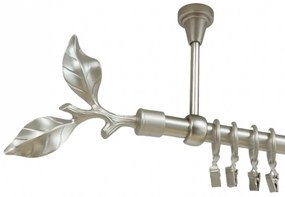 Galerie simpla prindere tavan galaz 19 mm crom mat (Alege marime: 140 cm)