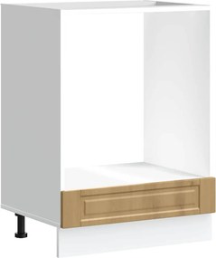 vidaXL Dulap pentru cuptor „Porto” din lemn de stejar artizanal